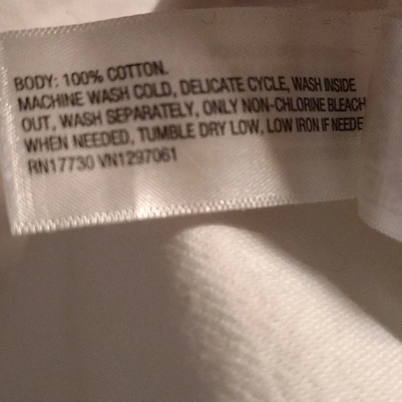 Ralph Lauren Denim Dress, White, Collar, Drop Waist, Short Sleeve, Pockets, 1X - Picture 11 of 12